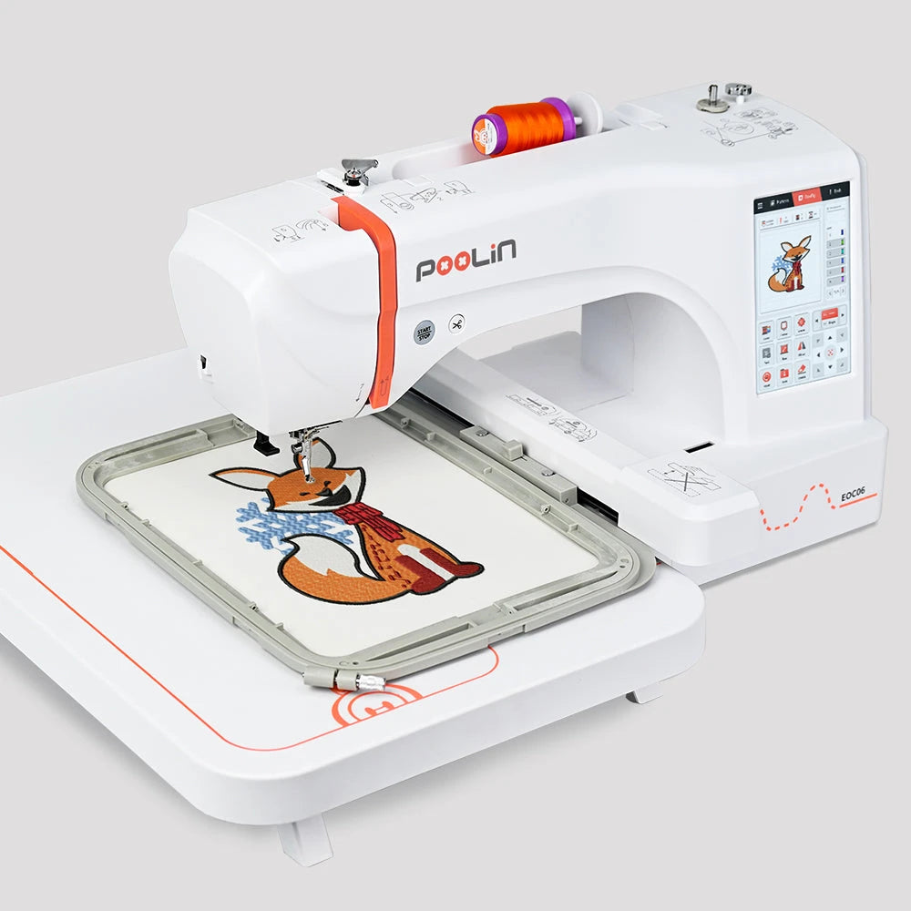 POOLIN Embroidery And Sewing Machine For Crafters & DlY