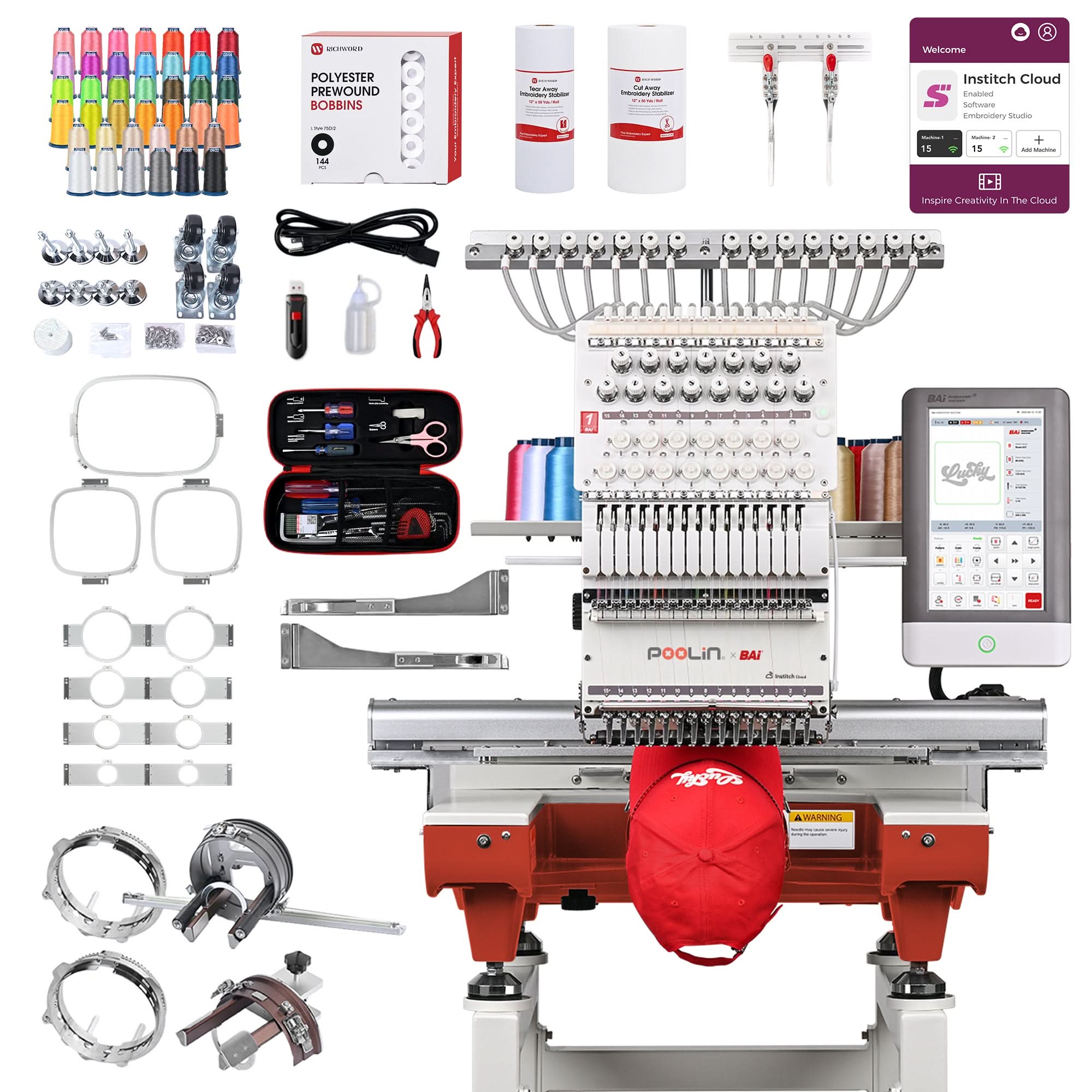Embroidered Monogram Machine Embroidery Machine – Richword