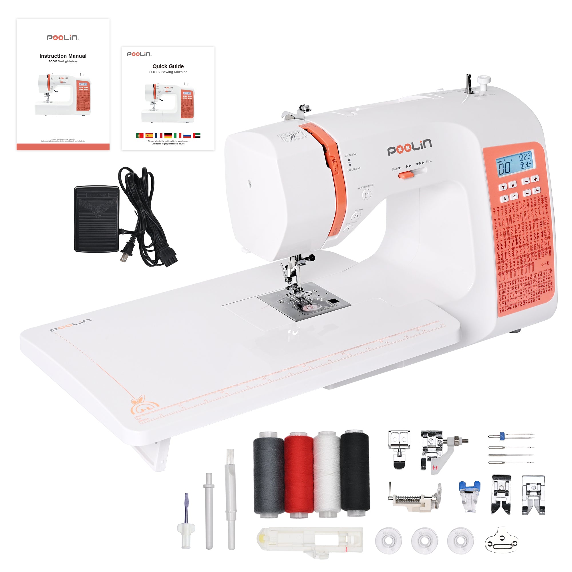 EOC02 Advanced Computerized Sewing Machine