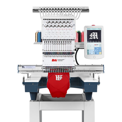 BAI Mirror 1501 single head commercial embroidery machine Front view