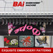 BAI Vision V22 single head commercial embroidery machine exquisite patterns 