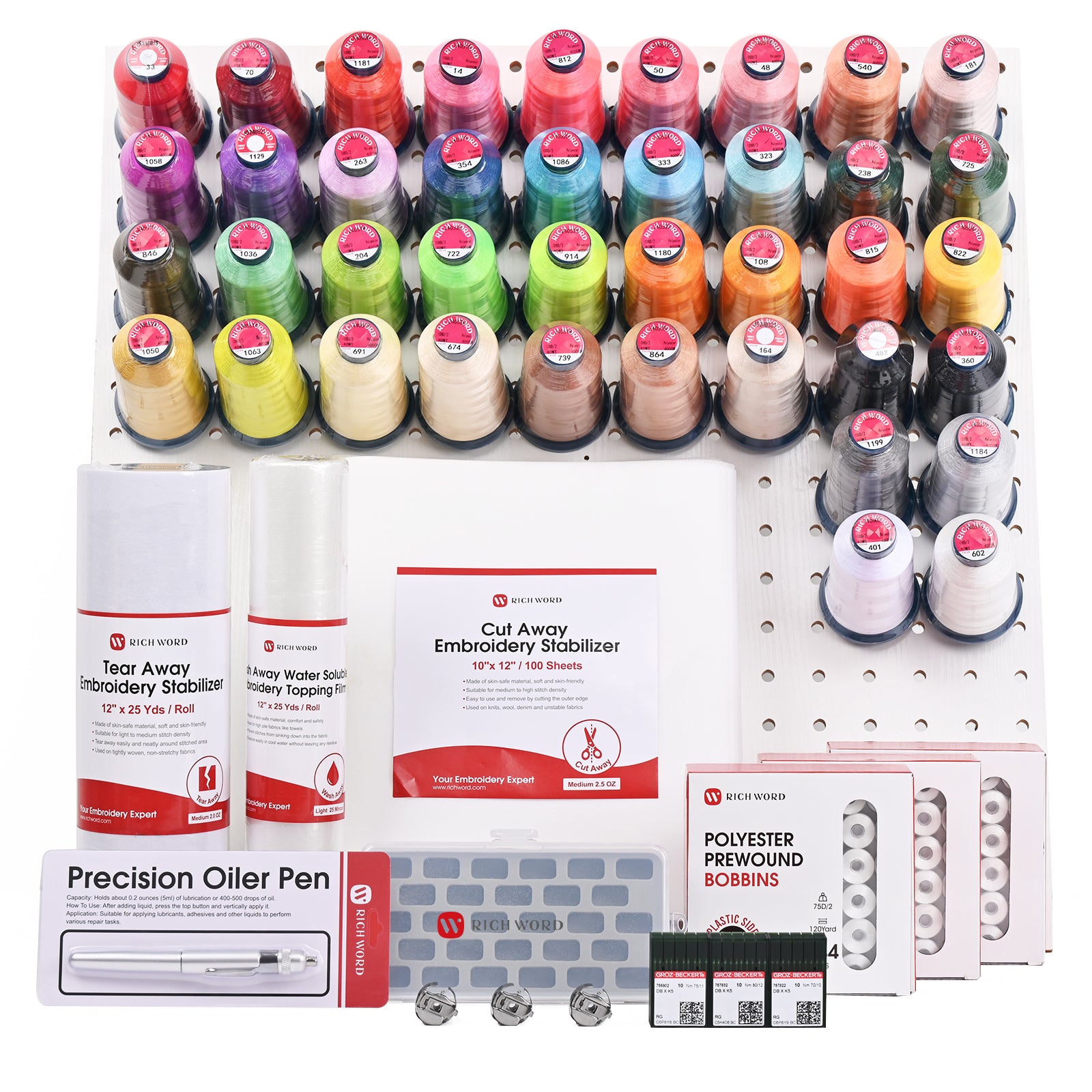 Necessary Embroidery Accessories Starter Kit C（For multi-needle embroidery machine）