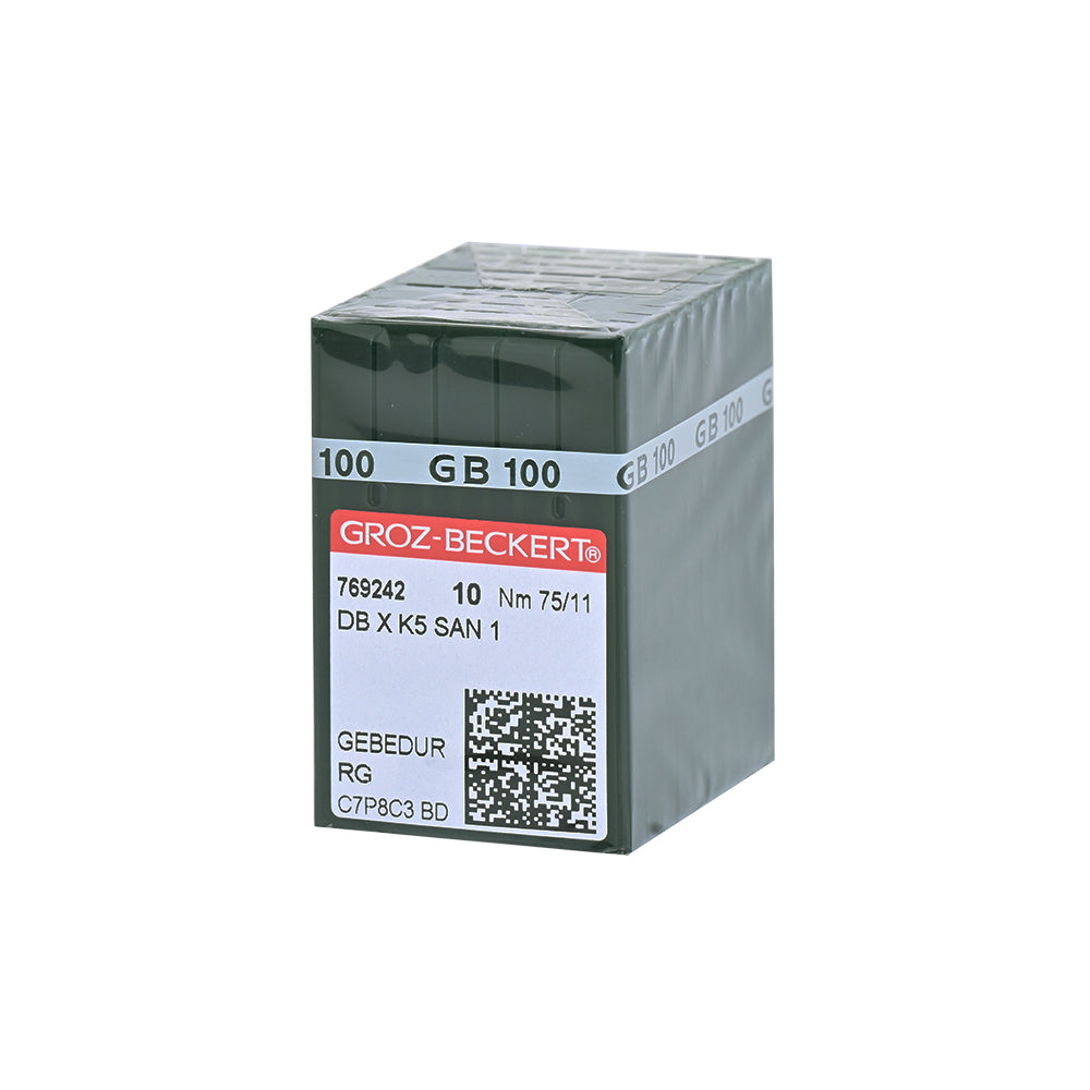 GROZ DB×K5 SAN1  RG Nm75/11 Round Shank Embroidery Needle for Industrial Embroidery Machine 10packs