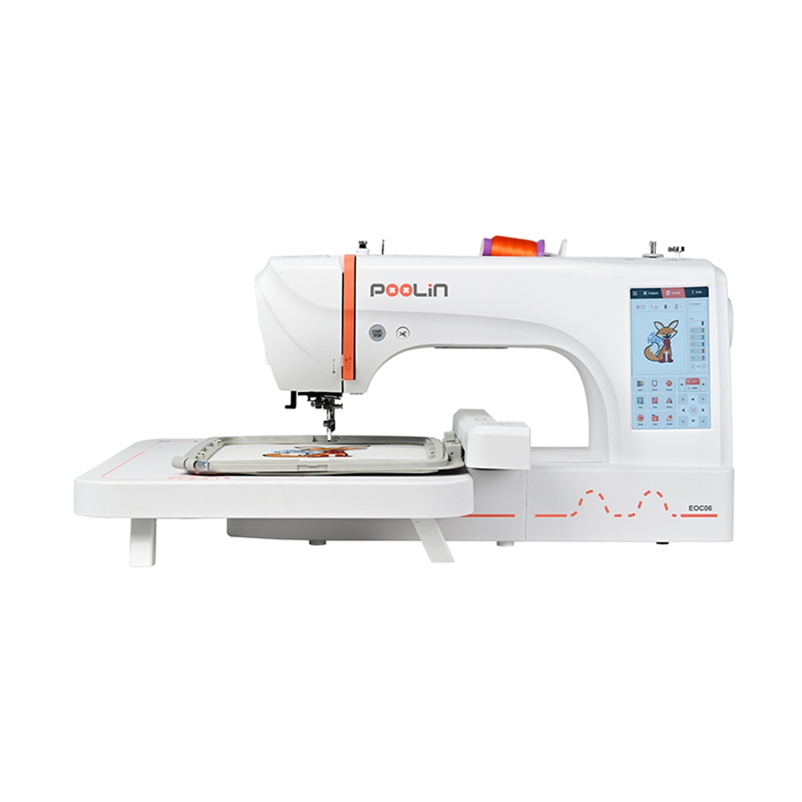 EOC06 Newest Computerized Homeuse Embroidery Machine 4-7 Days Free Shipping