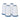 4000m* 4 pack White401 108D/2 40wt Richword Polyester Embroidery Thread / Sewing Thread