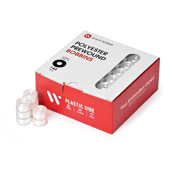 Sulky Prewound Bobbins A Style, 131-Yard, White, 4-Pack
