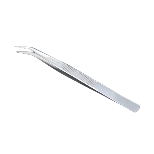 Long size Curved Stainless Steel College Tweezers