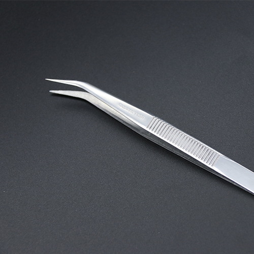 Long size Curved Stainless Steel College Tweezers