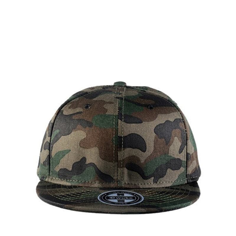 Flat Bill Camouflage Baseball Cap