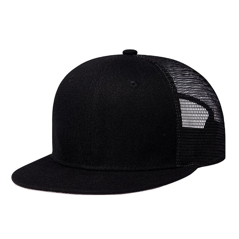 Flat Bill Mesh Baseball Cap