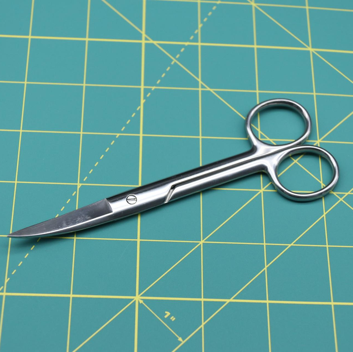 Curved Blade Embroidery Scissors Stainless Steel For Thread Cutting
