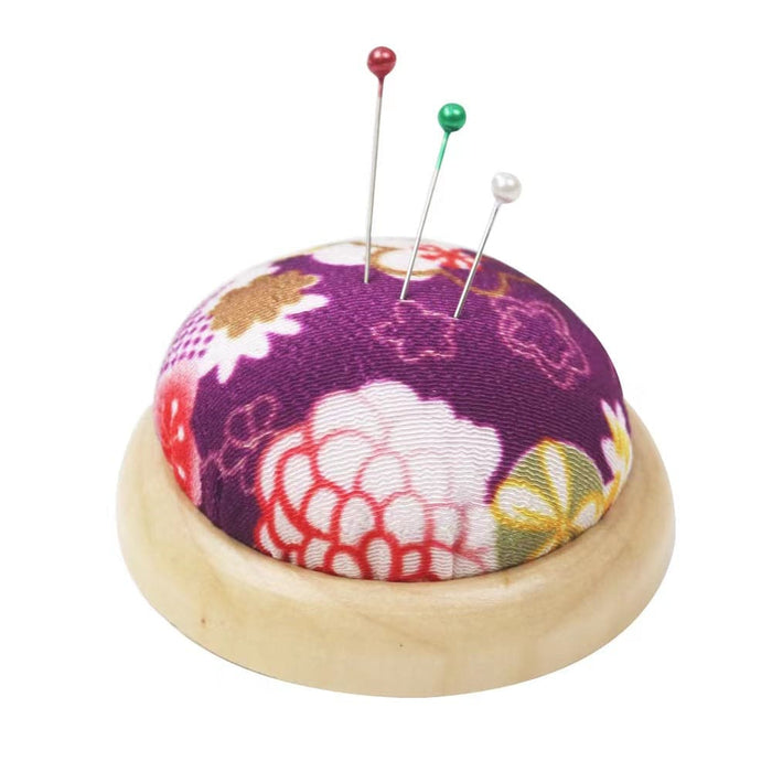 Wooden Base Needle Pincushions for Sewing