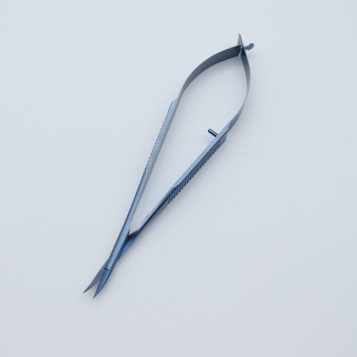 4.7" Titanium Alloy Curved Tip Squeezers Scissors For Jump Stitch