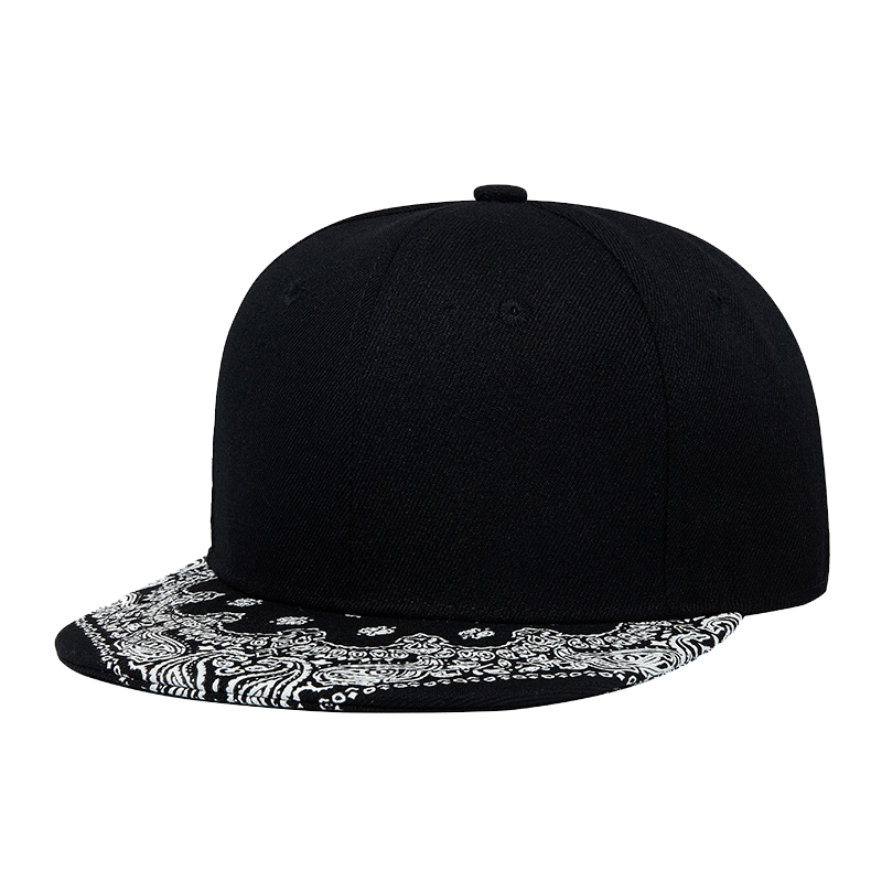 Flat Brim Custome Cool Baseball Snapback Cap